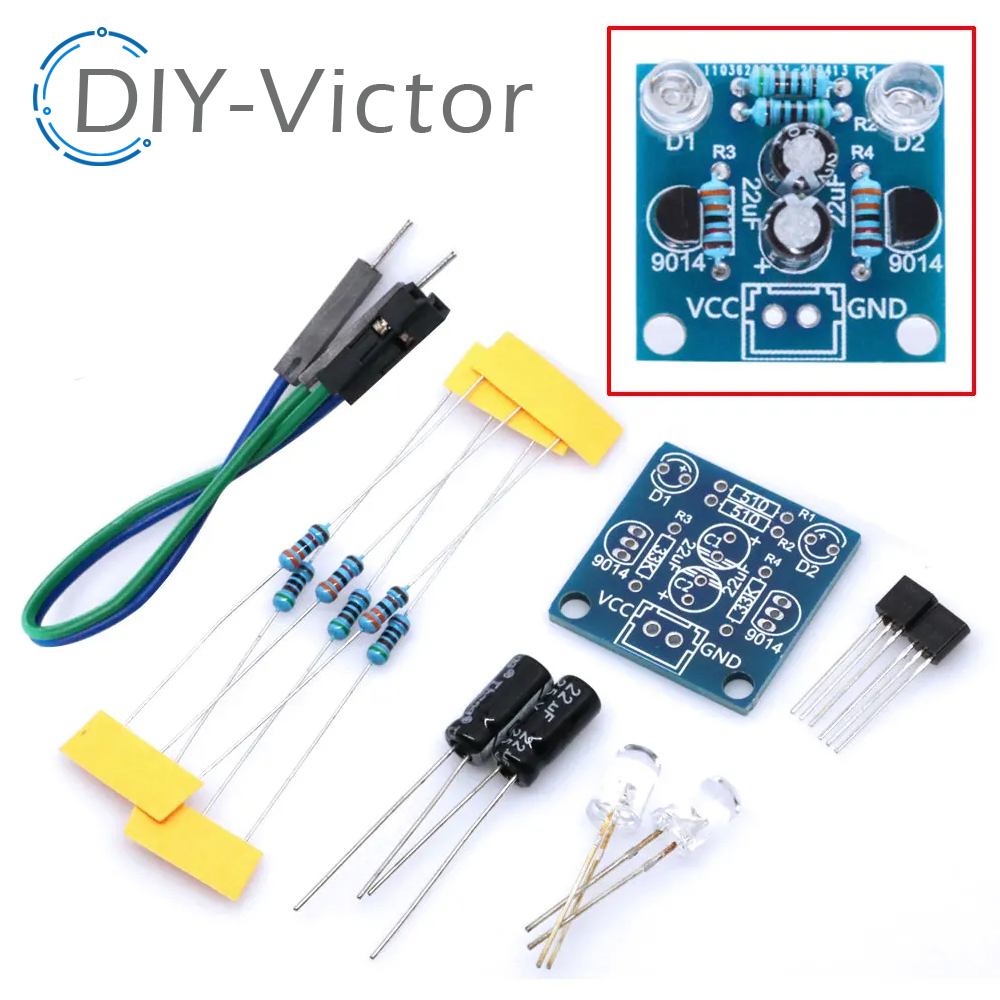 Diy Electronics Components Kit - MHT11 Simple 5MM LED Flash DIY