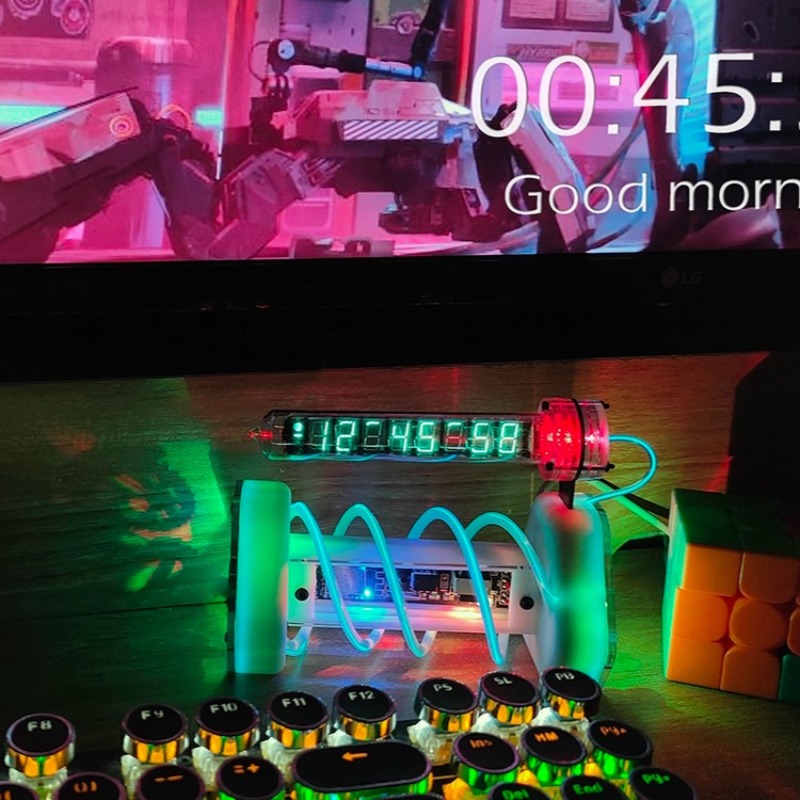 Room Design Clock Bedside Tabl - Diy Electronics Desk ulasan dan harga
