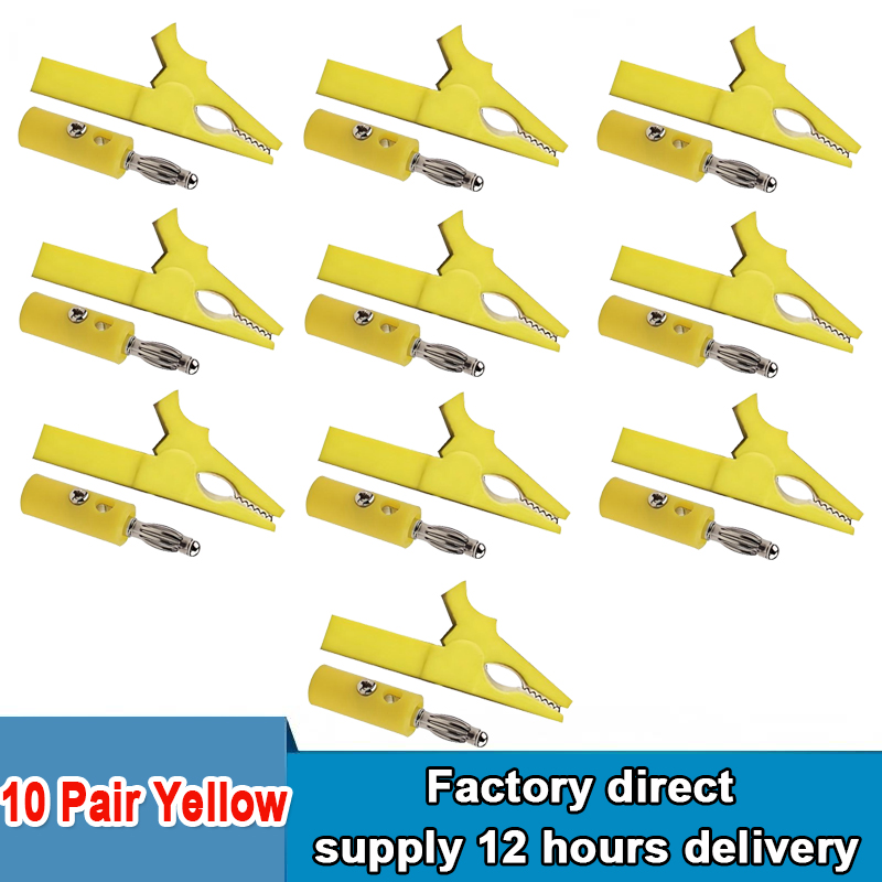 Insulated Alligator Clip with  - Crocodile Clip Set ulasan dan harga