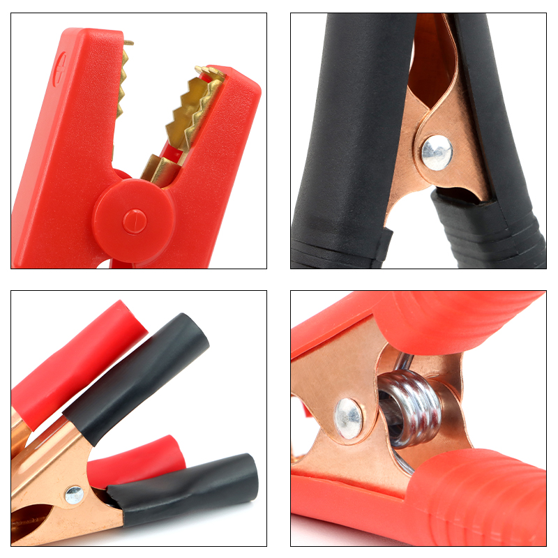 Black Red Set Crocodile Clips  - Crocodile Clip Set ulasan dan harga