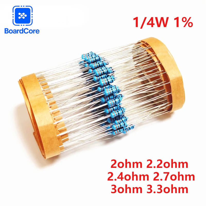 100/120PCS 1/4W 1% Metal Film  - Resistor Kit 1 4W ulasan dan harga
