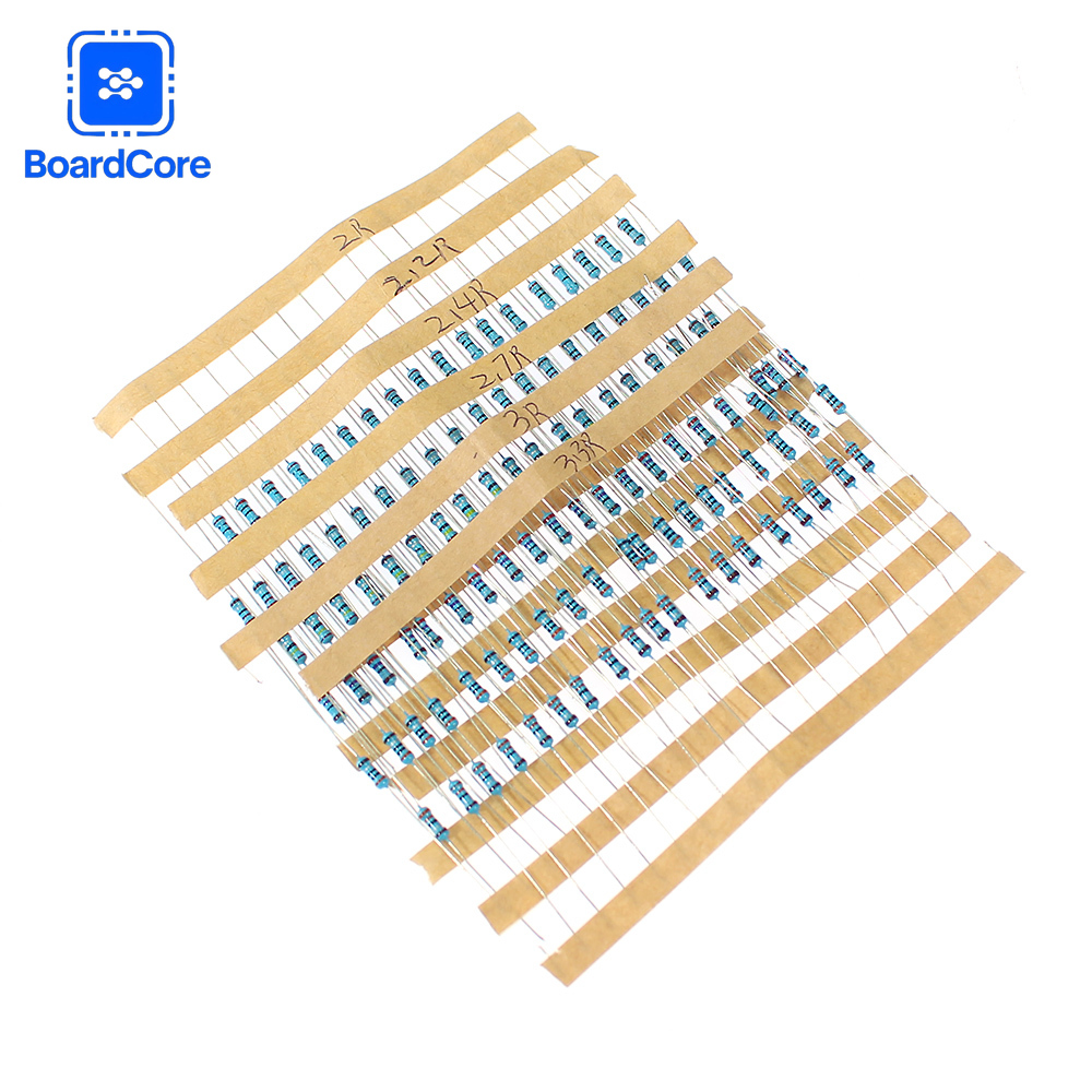 100/120PCS 1/4W 1% Metal Film  - Resistor Kit 1 4W ulasan dan harga