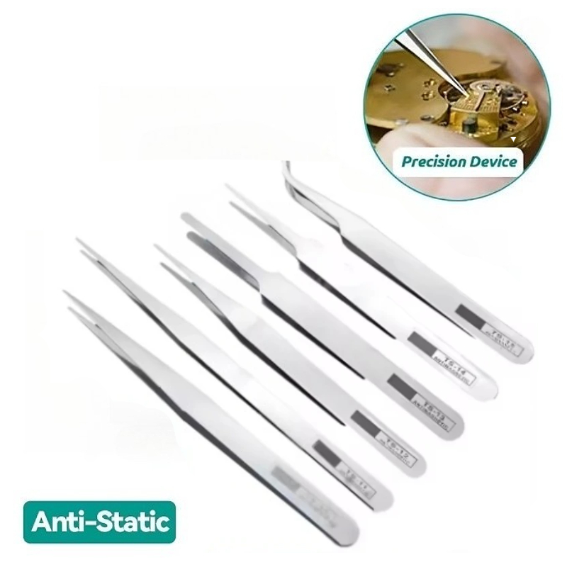 6Pcs Anti-static Stainless Ste - Diy Electronics Repair ulasan dan harga