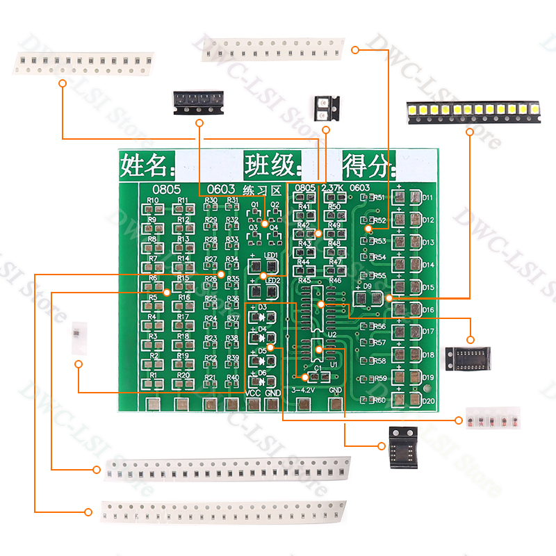 Class Kit Patch Components Wel - Diy Electronics Components Kit ulasan dan harga