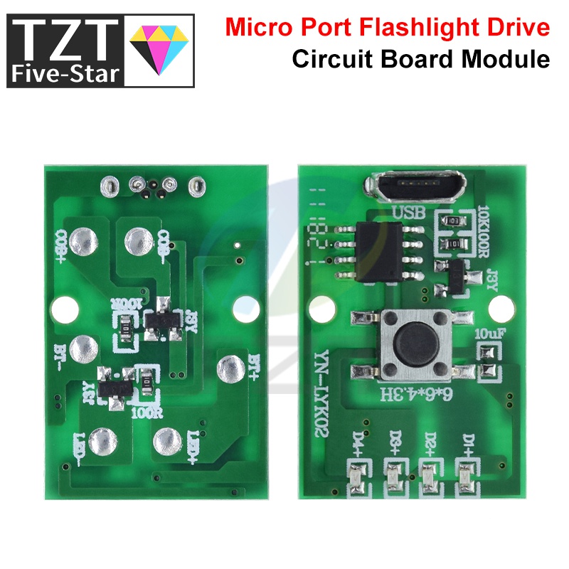 1/5PCS Flashlight Driver Board - Diy Electronics Desk ulasan dan harga