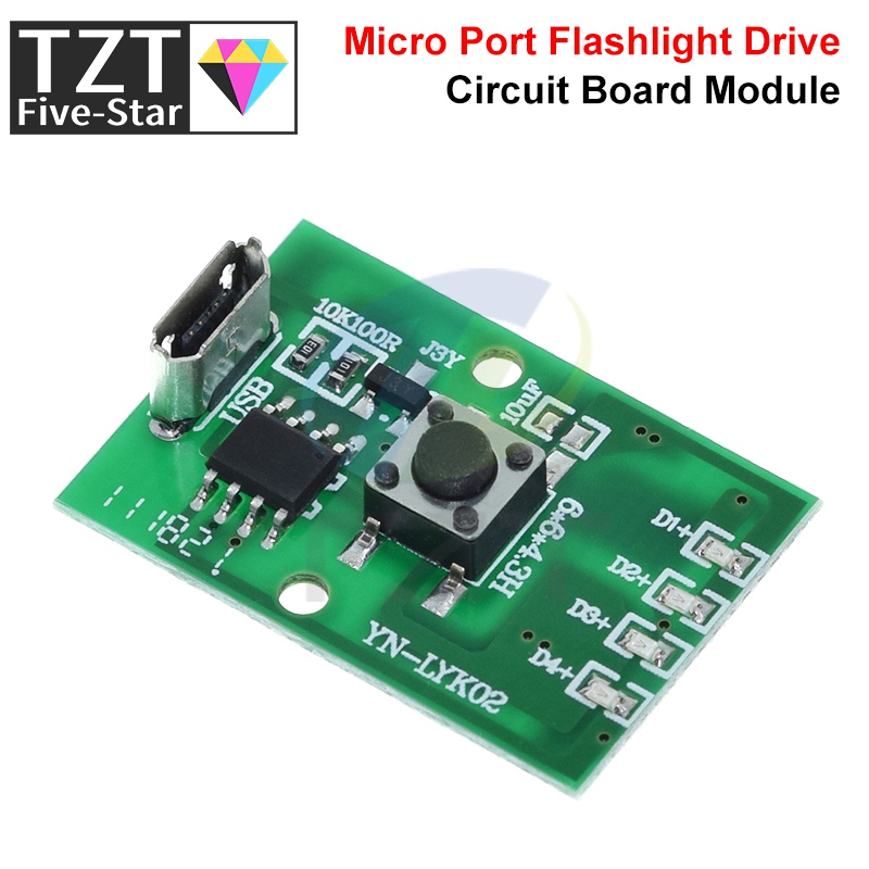 1/5PCS Flashlight Driver Board - Diy Electronics Desk ulasan dan harga