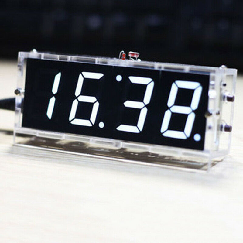 4 Bits Digital Clock Kit Light - Diy Electronics Desk ulasan dan harga