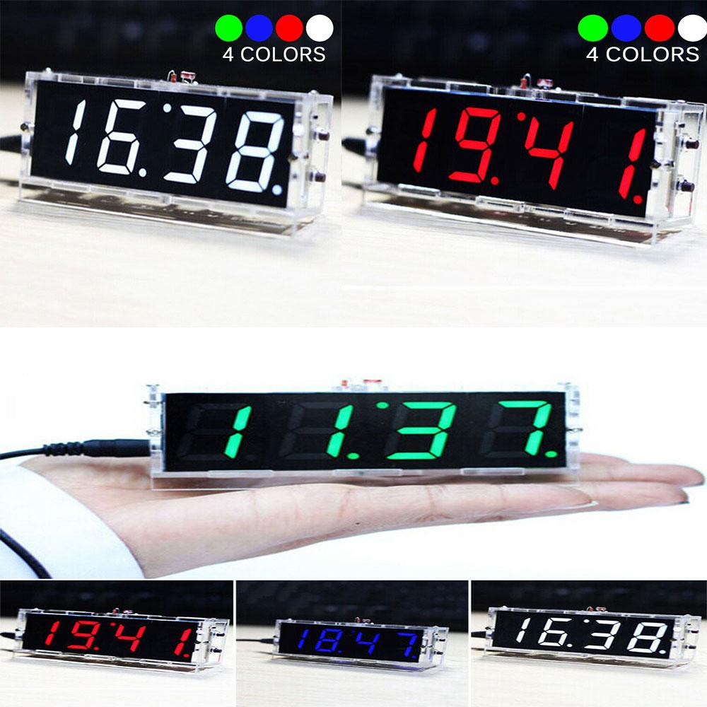 4 Bits Digital Clock Kit Light - Diy Electronics Desk ulasan dan harga