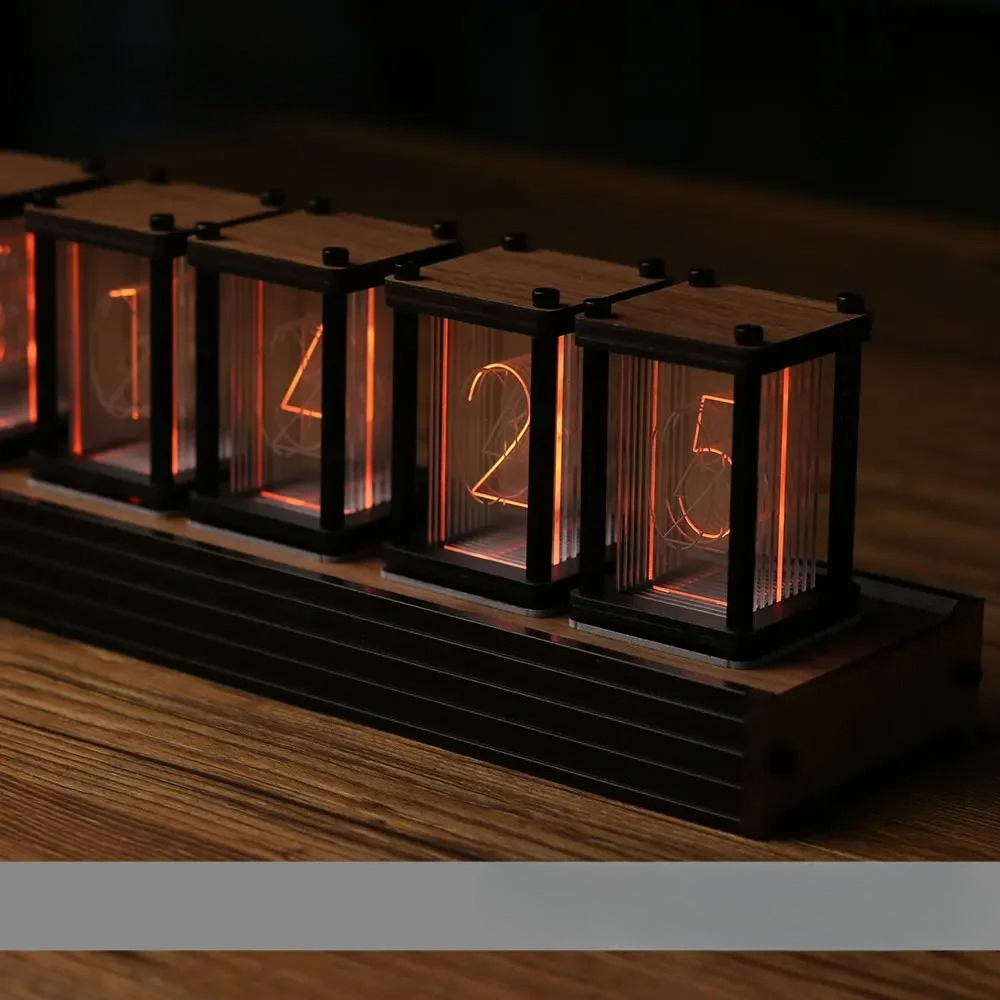 RGB Nixie Tube Clock DIY Table - Diy Electronics Desk ulasan dan harga