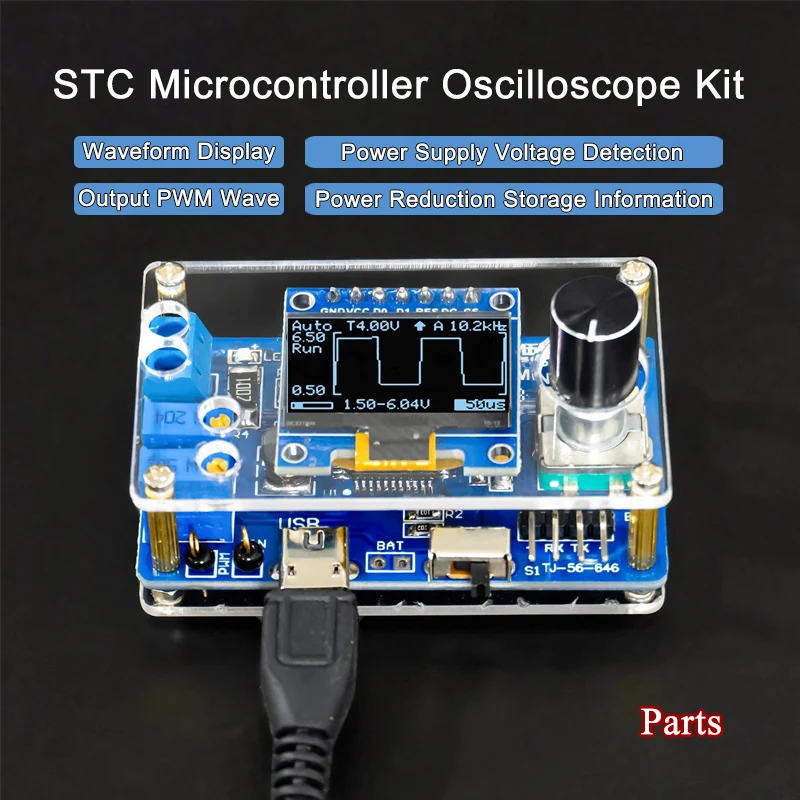 STC8K8A Microcontroller Kit DI - Oscilloscope Dso Mini ulasan dan harga