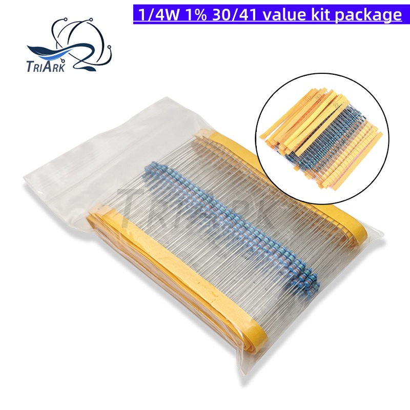 300/600/set 30 Kinds 1/4W 1% R - Resistor Kit 1 4W ulasan dan harga