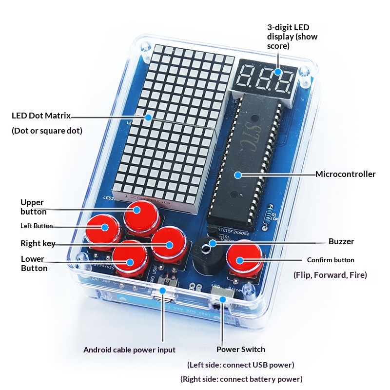 Pixel Game Machine Production  - Diy Electronics Game ulasan dan harga