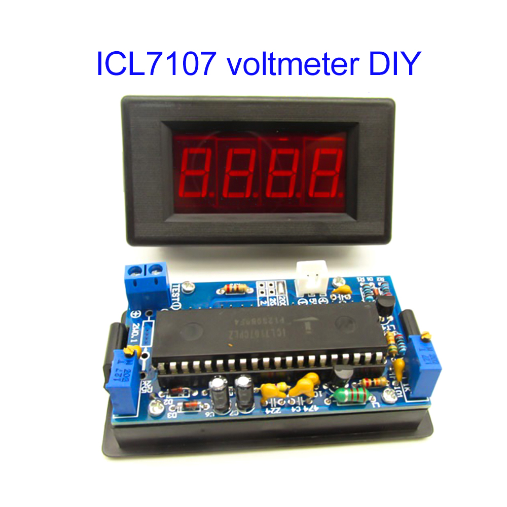 ICL7107 Voltmeter DIY Kit Part - Diy Electronics Components Kit ulasan dan harga