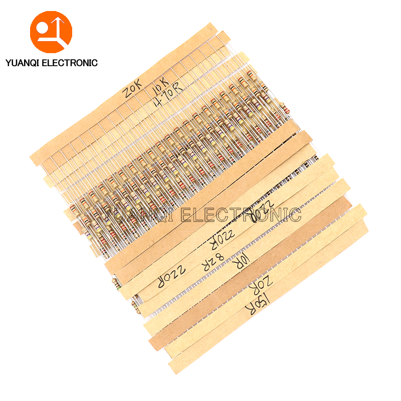 860pcs 1/4W Carbon Film Resist - Resistor Kit 1 4W ulasan dan harga