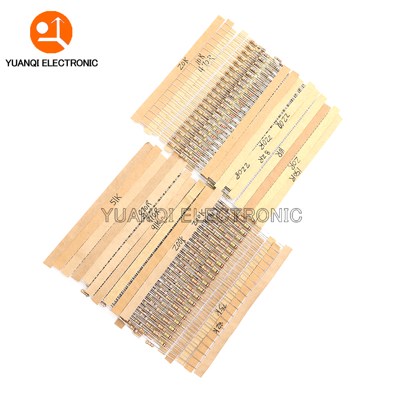 860pcs 1/4W Carbon Film Resist - Resistor Kit 1 4W ulasan dan harga