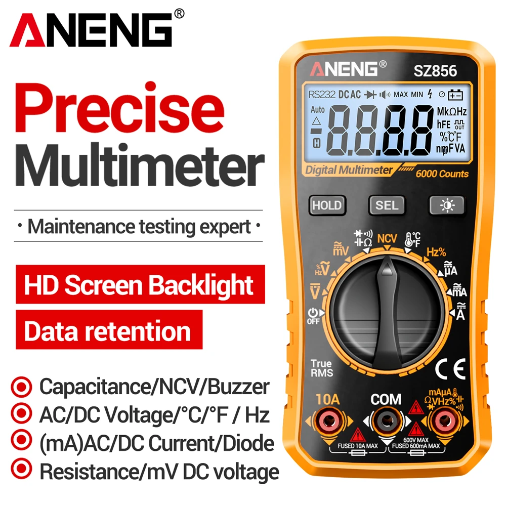 ANENG SZ856 intelligent multim - Diy Electronics Table ulasan dan harga