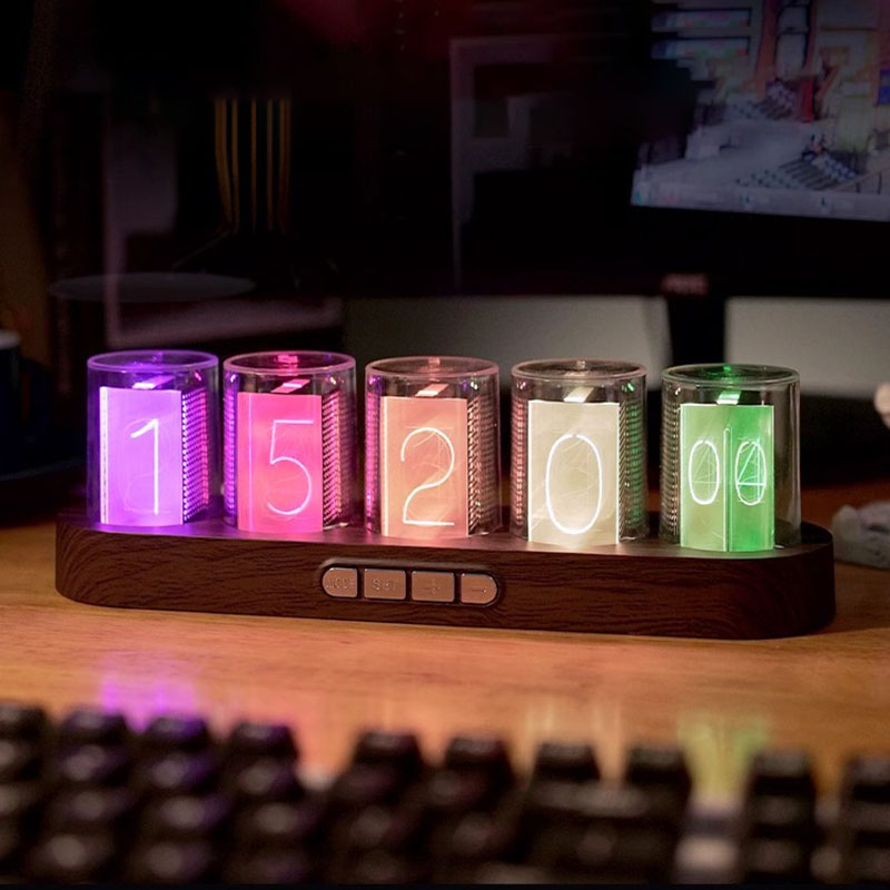 Electronic Tube Clock DIY Digi - Diy Electronics Desk ulasan dan harga
