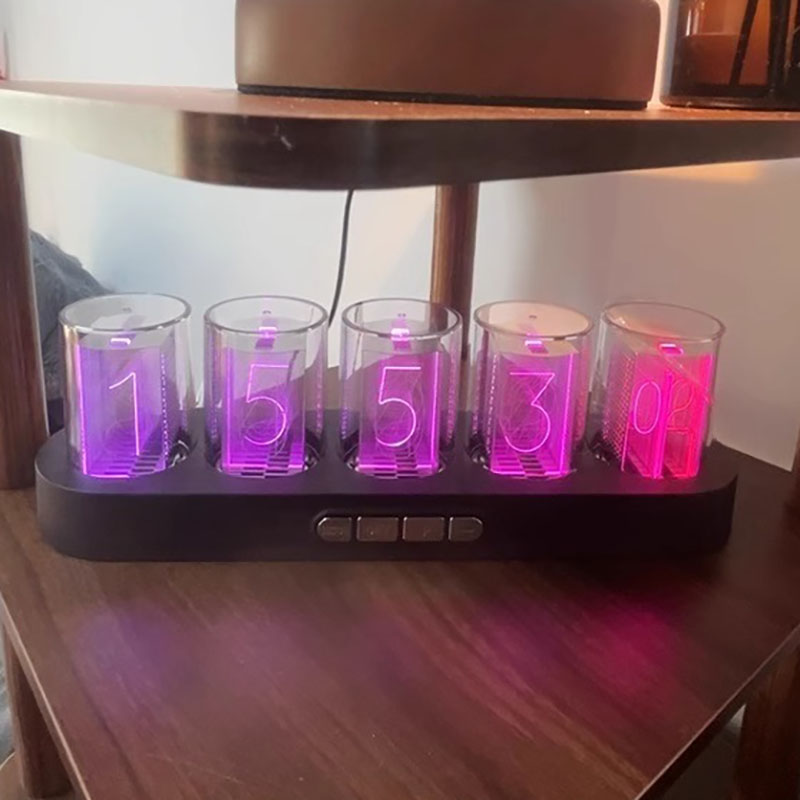 Electronic Tube Clock DIY Digi - Diy Electronics Desk ulasan dan harga