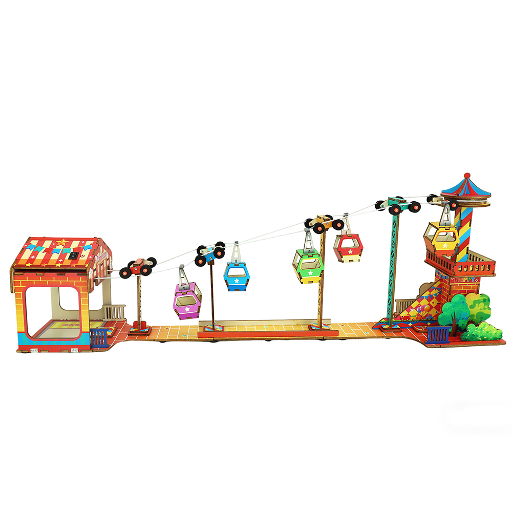 Sightseeing Cable Car Model Ki - Diy Electronics Kids ulasan dan harga