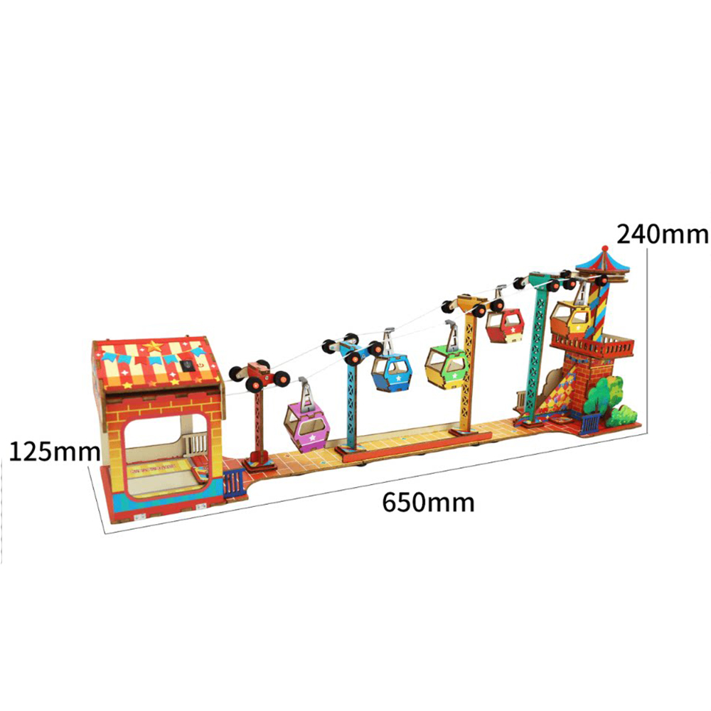 Sightseeing Cable Car Model Ki - Diy Electronics Kids ulasan dan harga