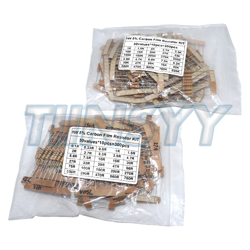 300PCS Resistor Kit 1W 5% Carb - Diy Electronics Components Kit ulasan dan harga