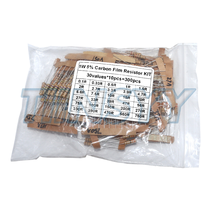 300PCS Resistor Kit 1W 5% Carb - Diy Electronics Components Kit ulasan dan harga