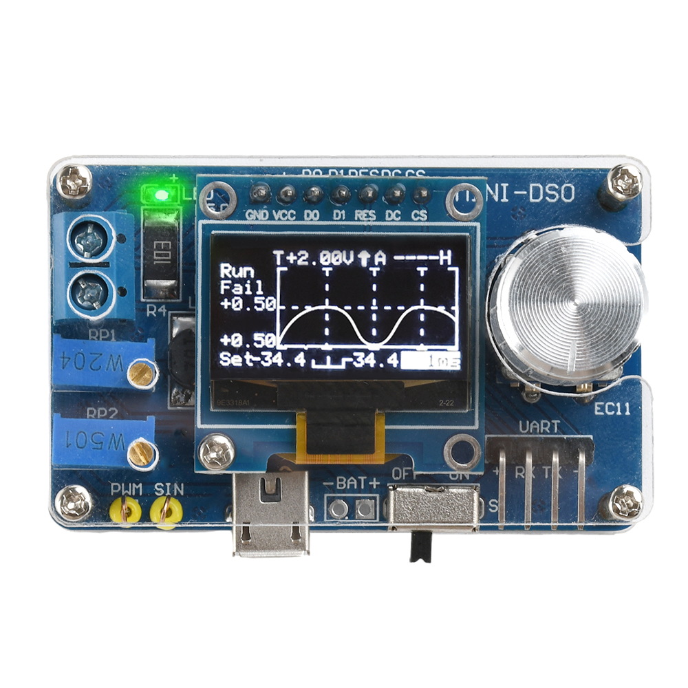 DIY Mini Digital Oscilloscope  - Oscilloscope Dso Mini ulasan dan harga