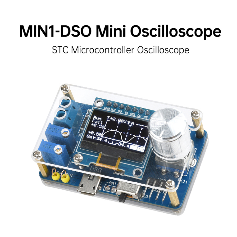 DIY Mini Digital Oscilloscope  - Oscilloscope Dso Mini ulasan dan harga