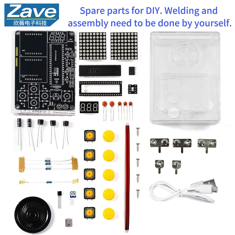 Pixel Game Console Making Kit: - Diy Electronics Game ulasan dan harga