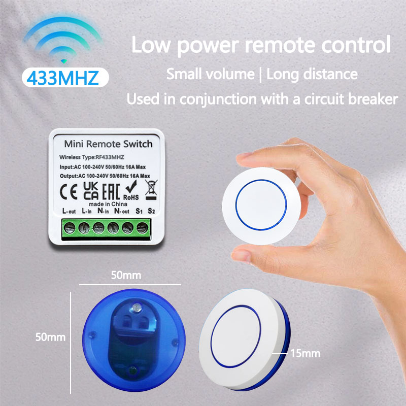 433HMz Wireless Light Switch 1 - Diy Electronics Button ulasan dan harga