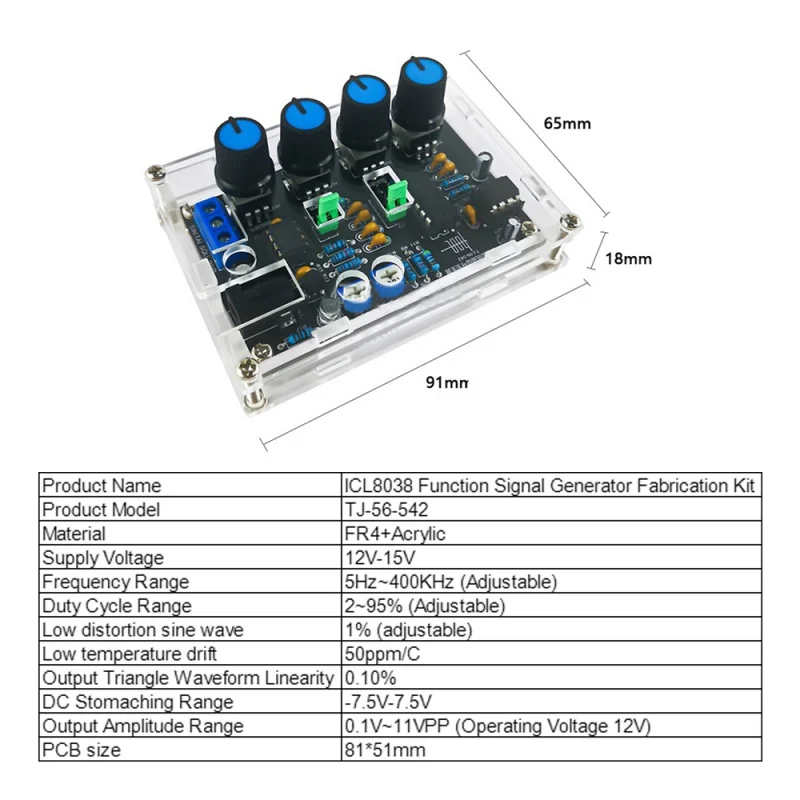 DIY ICL8038 Multifunctional Lo - Diy Electronics Kids ulasan dan harga