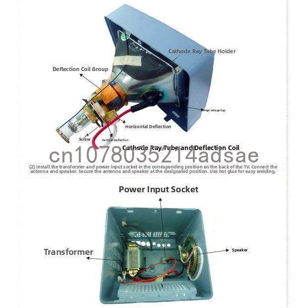 5.5 Inch Black & White TV Main - Diy Electronics Project ulasan dan harga