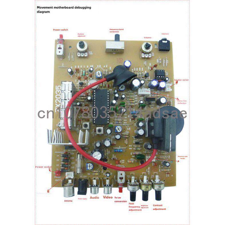 5.5 Inch Black & White TV Main - Diy Electronics Project ulasan dan harga