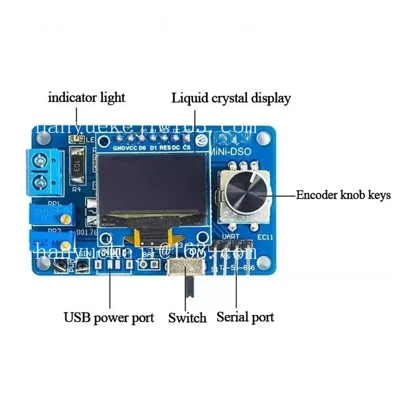 STC8K8A Microcontroller Kit DI - Oscilloscope Dso Mini ulasan dan harga