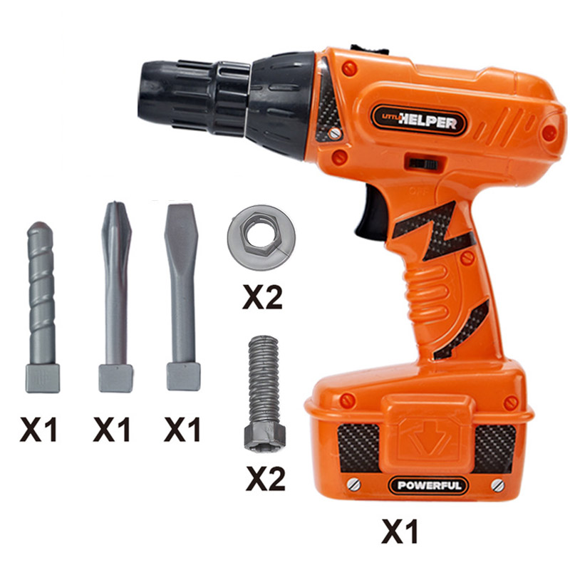 Tools Toys Electric Drill BO S - Diy Electronics Kids ulasan dan harga