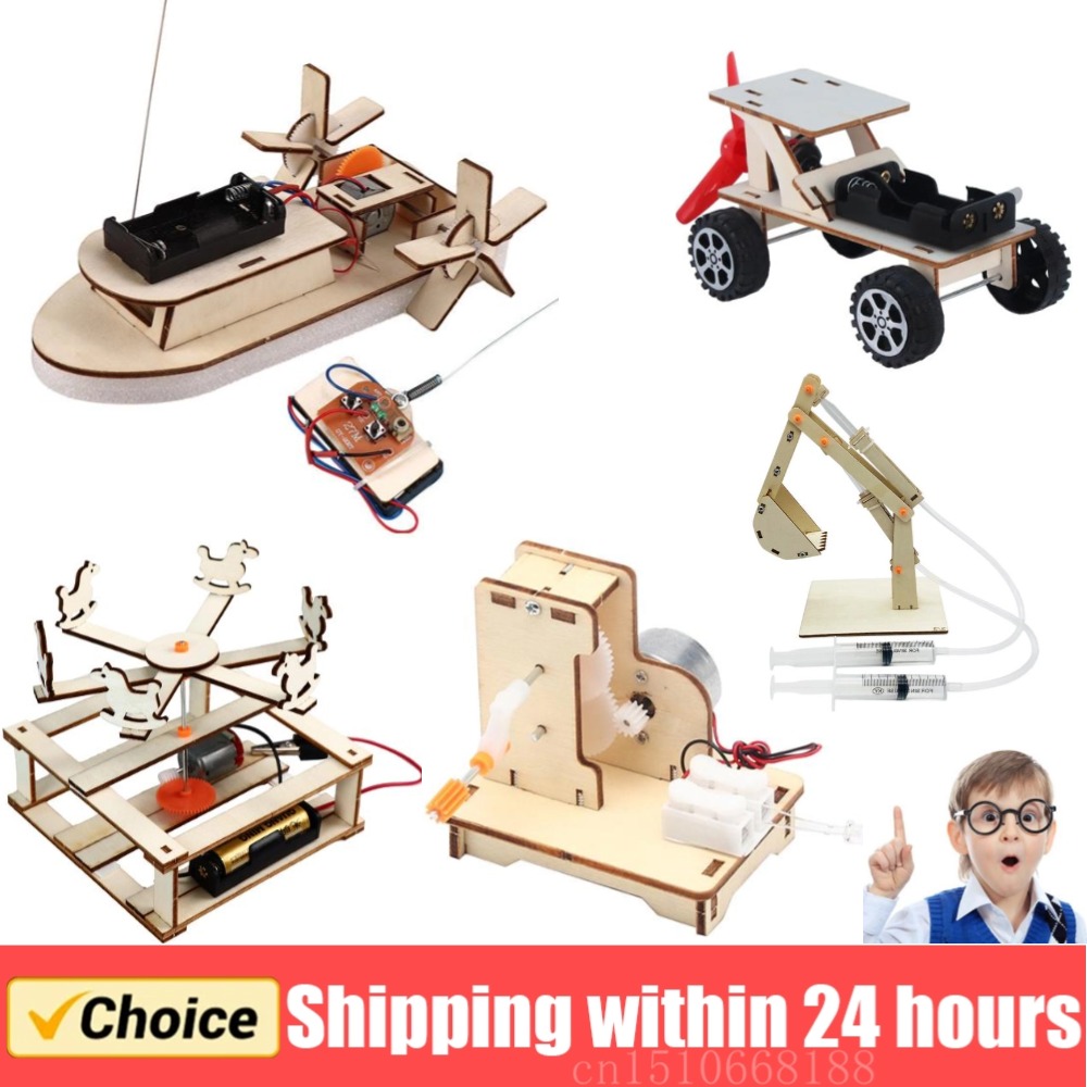 DIY Boat Model Science Toys Ki - Diy Electronics Kids ulasan dan harga