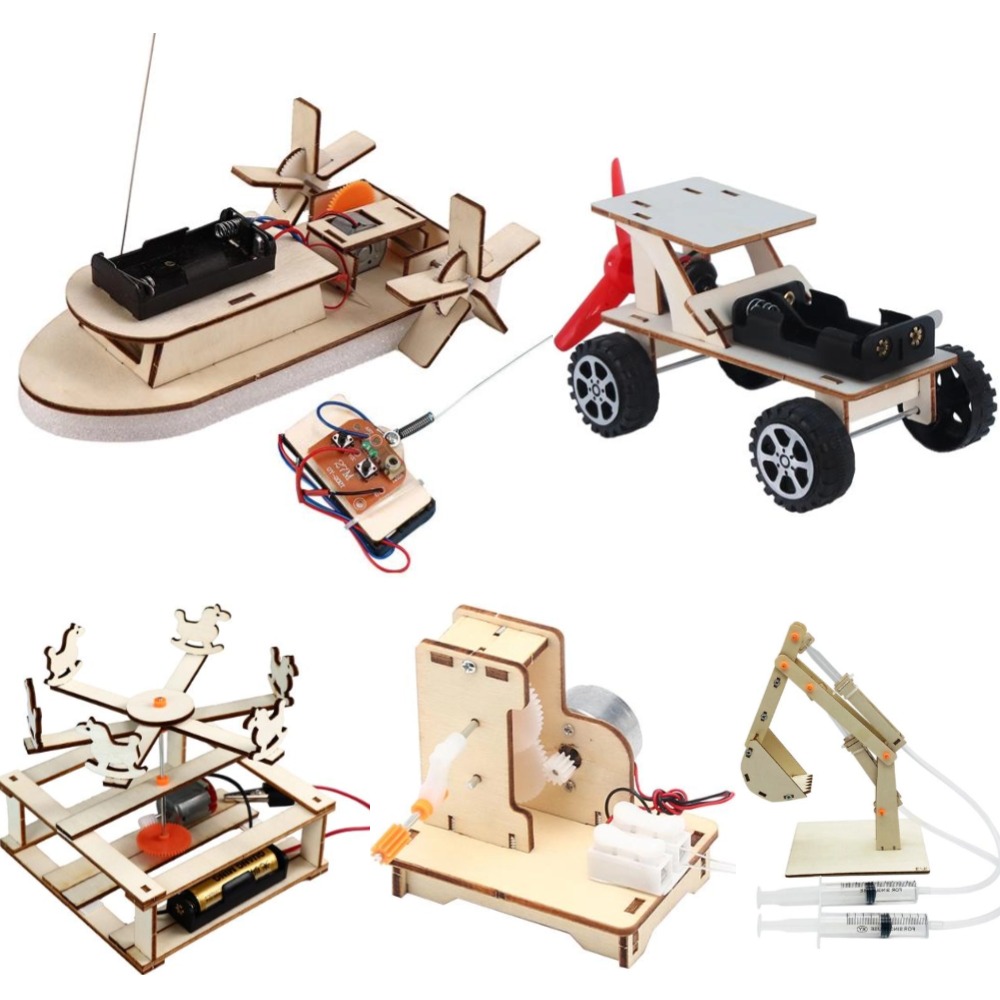DIY Boat Model Science Toys Ki - Diy Electronics Kids ulasan dan harga