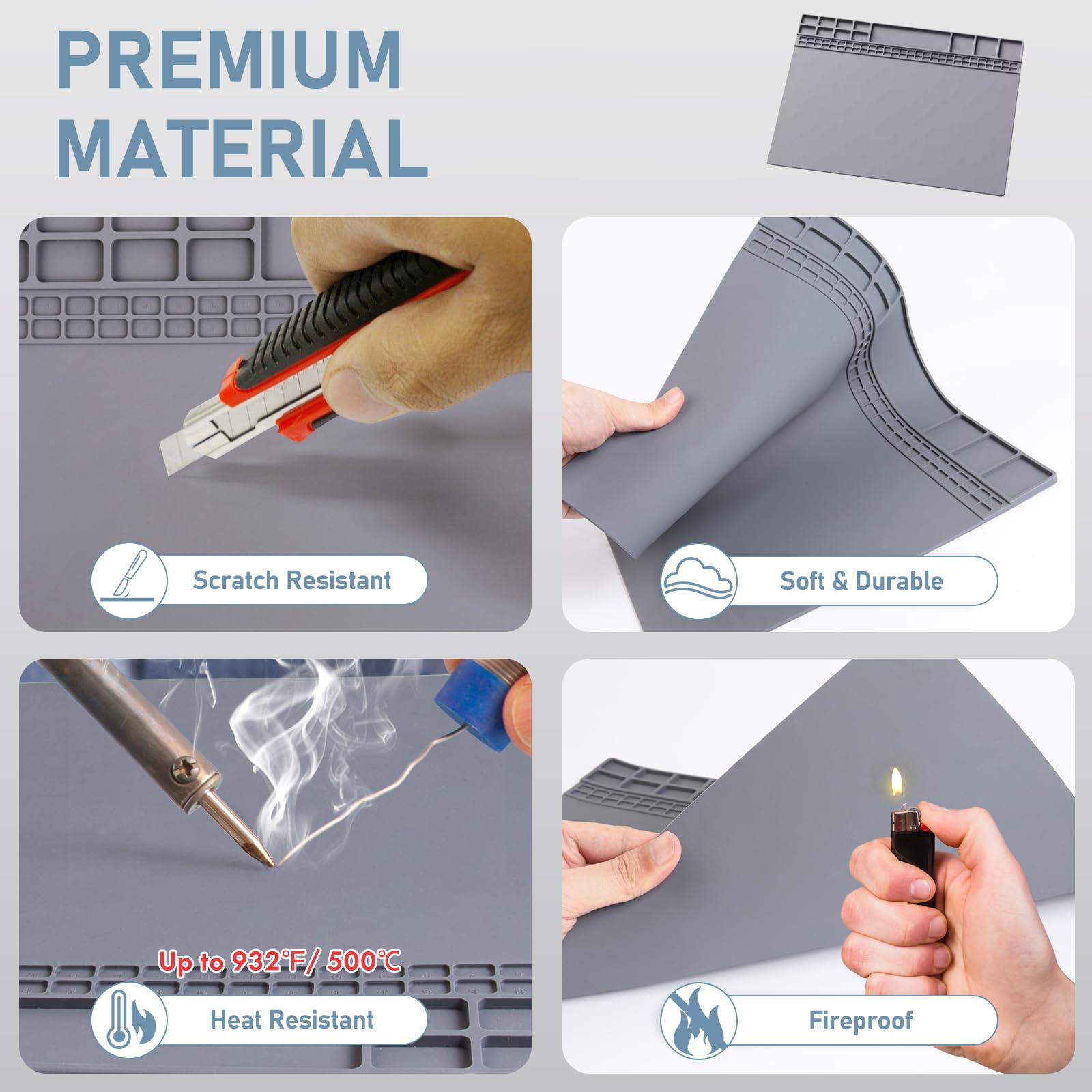 Magnetic Silicone Solder Pad 5 - Diy Electronics Repair ulasan dan harga