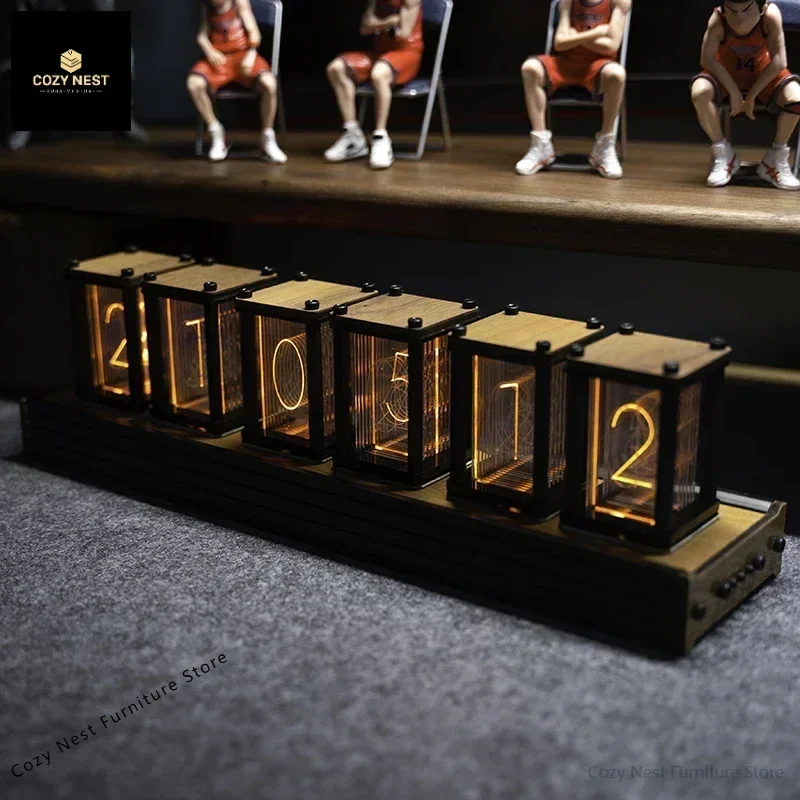 Luxury Nixie Glow Tube Clock W - Diy Electronics Table ulasan dan harga