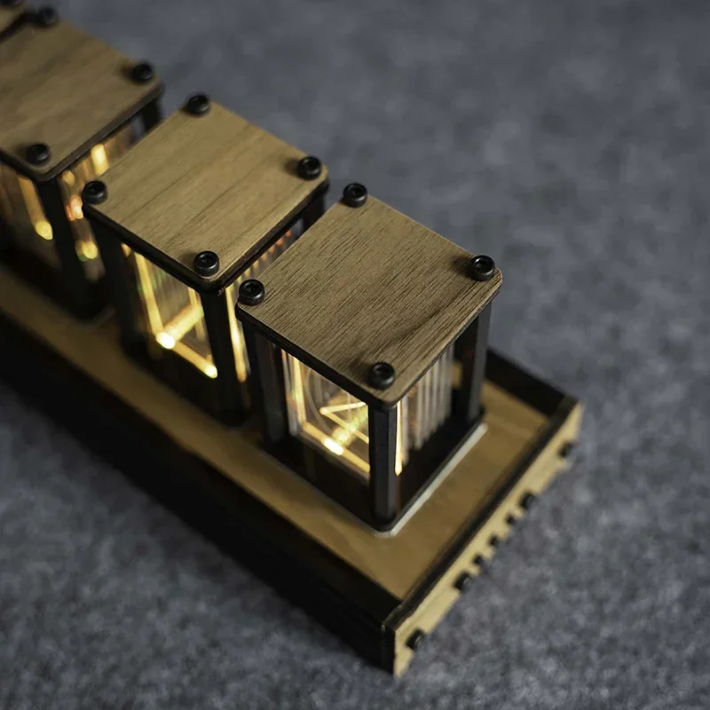 Luxury Nixie Glow Tube Clock W - Diy Electronics Table ulasan dan harga