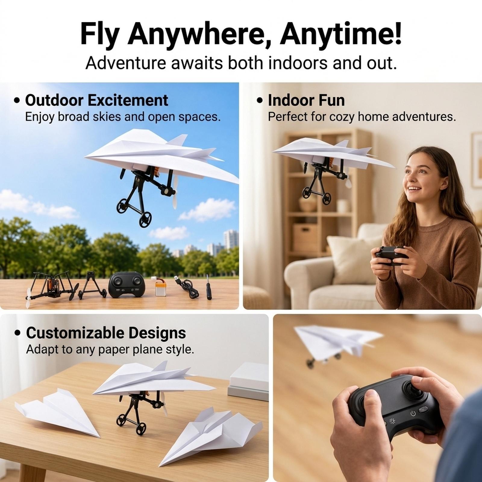 Mini RC Airplane DIY Kit ABS M - Diy Electronics Kids ulasan dan harga