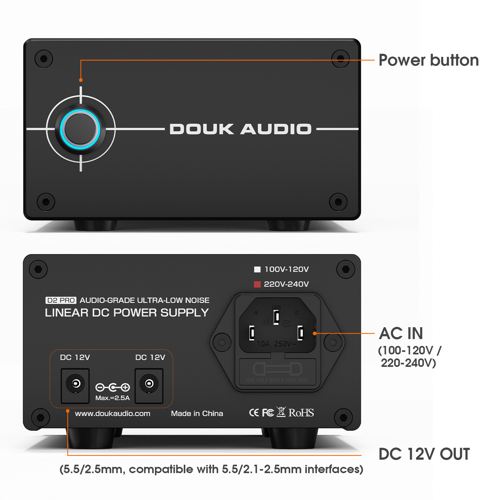 Douk Audio DC 12V 35W Regulate - Dc Power Supply Variable ulasan dan harga