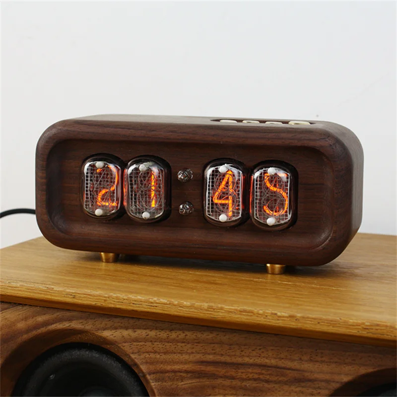 Black Walnut Solid Wood Glow D - Diy Electronics Desk ulasan dan harga