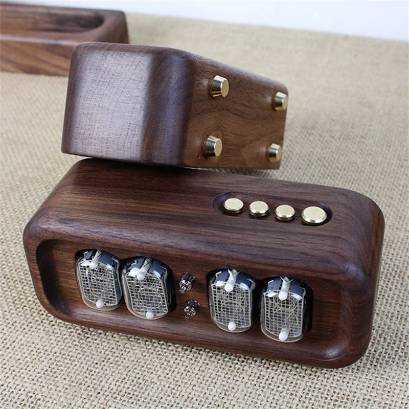 Black Walnut Solid Wood Glow D - Diy Electronics Desk ulasan dan harga