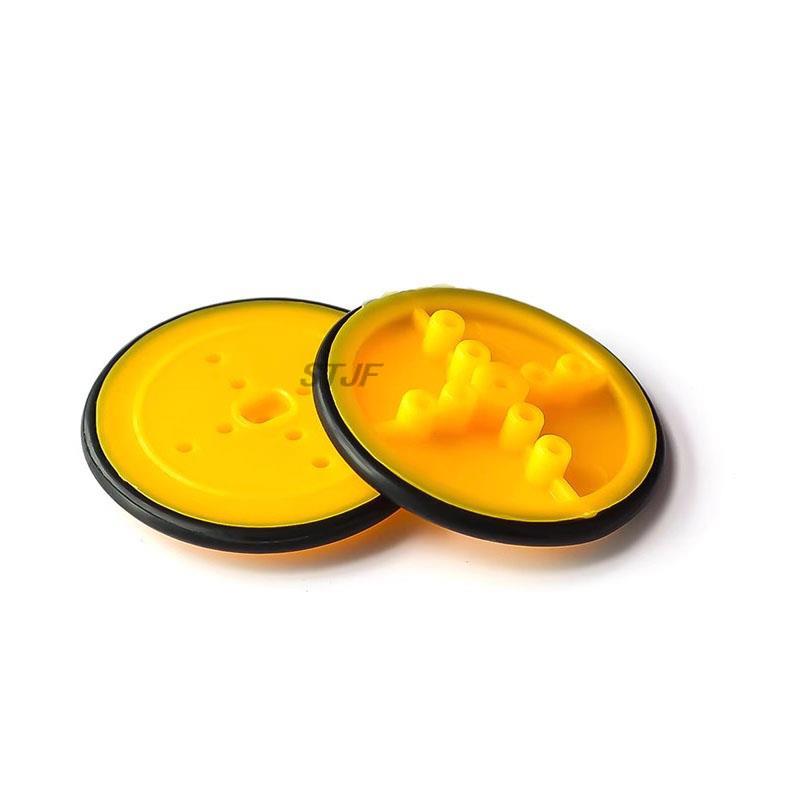 10pcs 410 rubber wheels robot  - Diy Electronics Kids ulasan dan harga