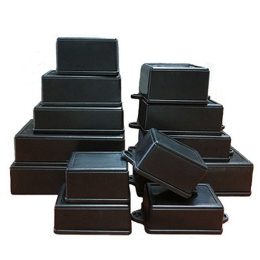 Black DIY ABS Plastic Electron - Diy Electronics Project ulasan dan harga