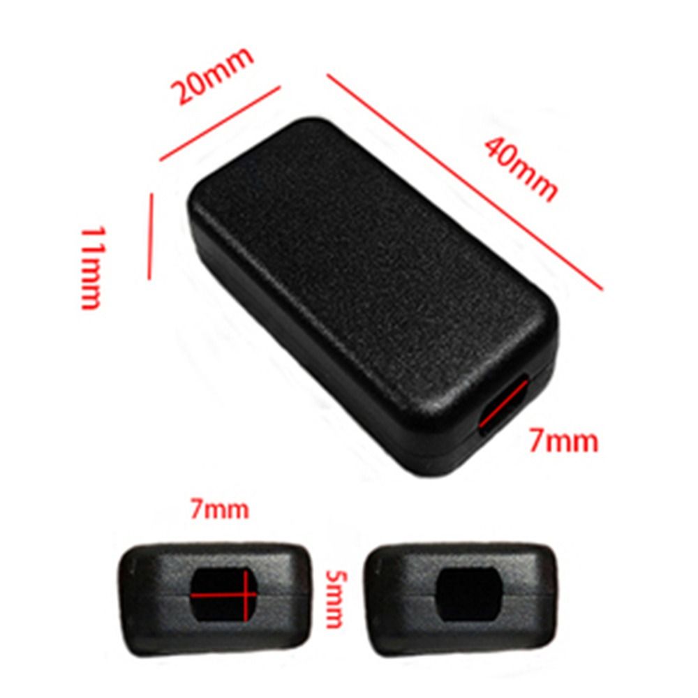 Black DIY ABS Plastic Electron - Diy Electronics Project ulasan dan harga