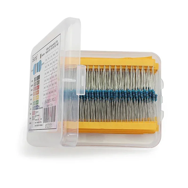 300/600PCS 30Values 1/4W Metal - Resistor Kit 1 4W ulasan dan harga