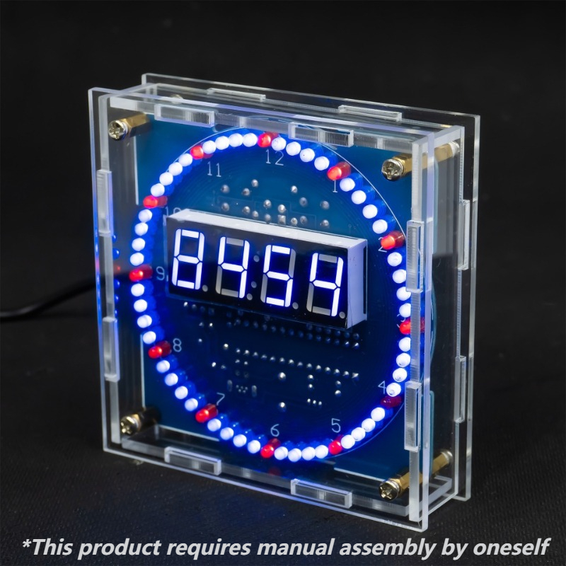 Electronic Clock DIY Light Con - Diy Electronics Desk ulasan dan harga