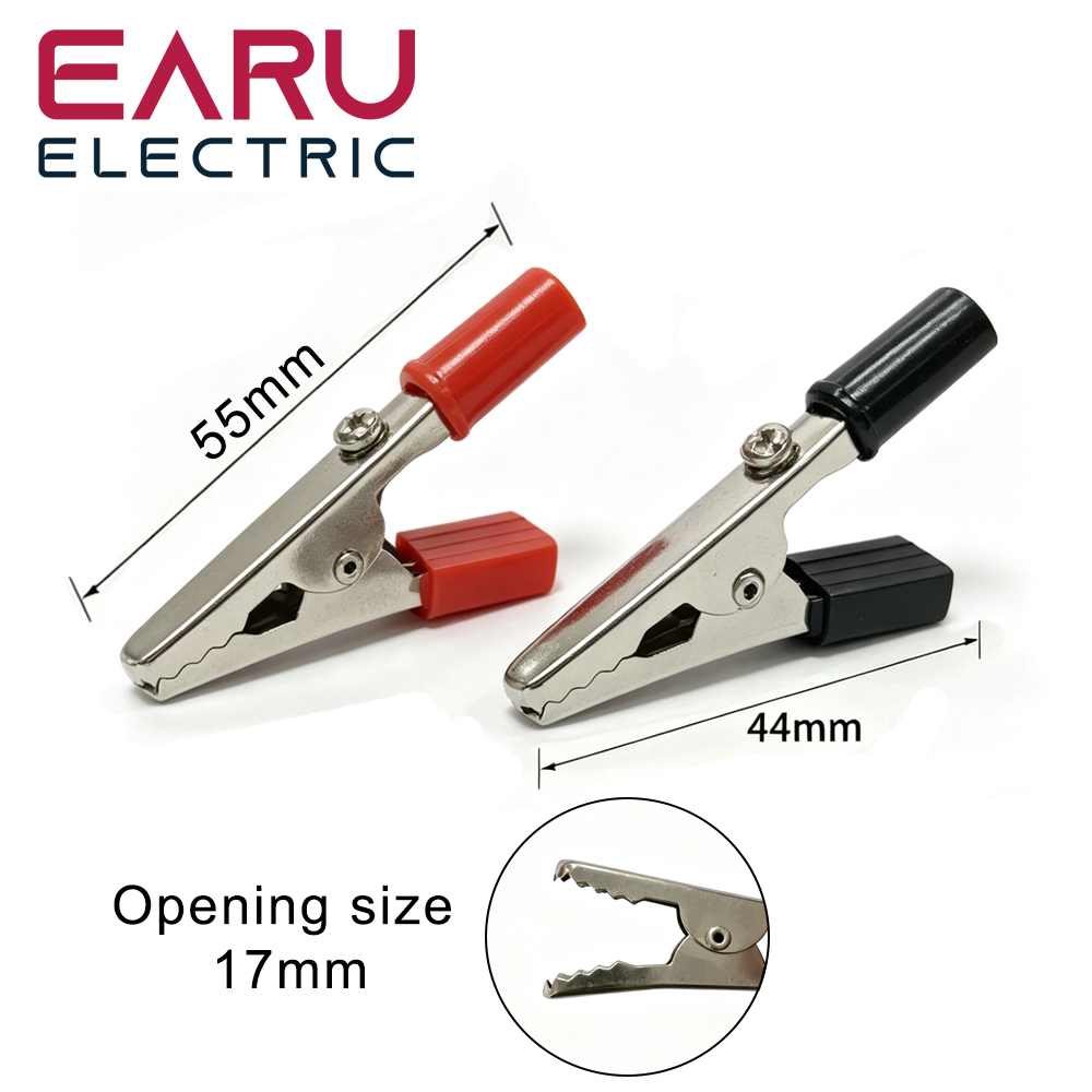 10Pcs/lot 50mm Alligator Clips - Crocodile Clip Set ulasan dan harga